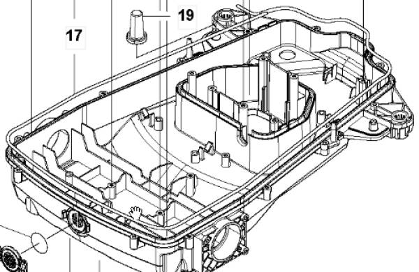 Gehäuse Unterteil CHASSIS KIT - P15 2015-2018