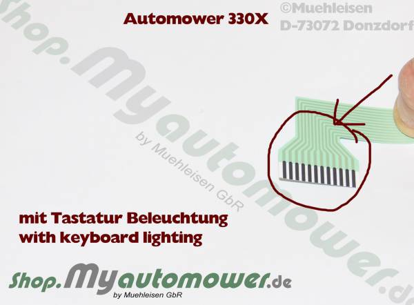 Tastatur Folie 330X, 430X, 450X