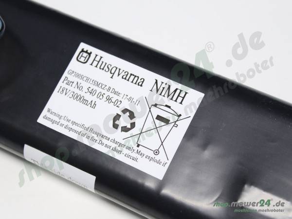 Batterie Original 260ACX, 210C, SW, NIMH, 18V, 3000mAh