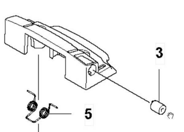 Stütze front Klappe Schanier Automower®