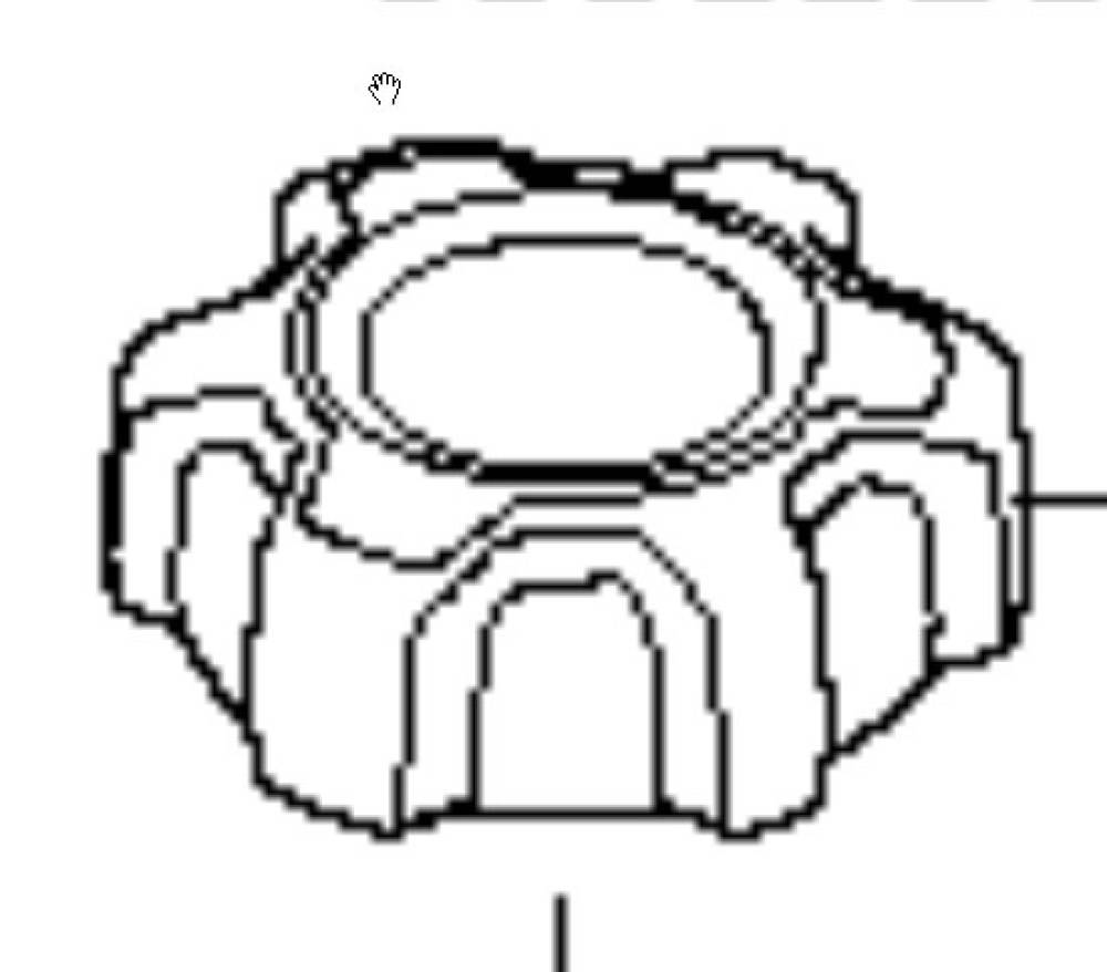 Drehknopf Mähdeck  P15