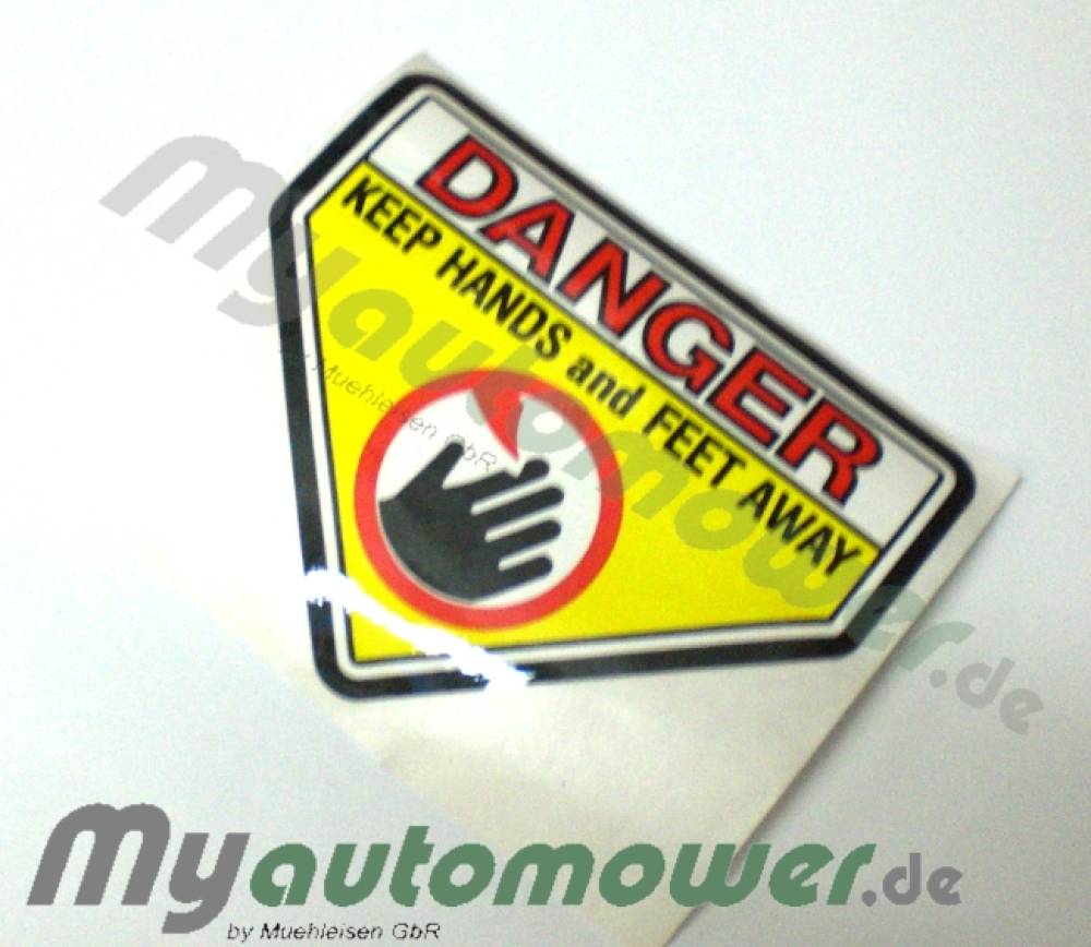 *NML* Aufkleber Sticker DANGER Automower®